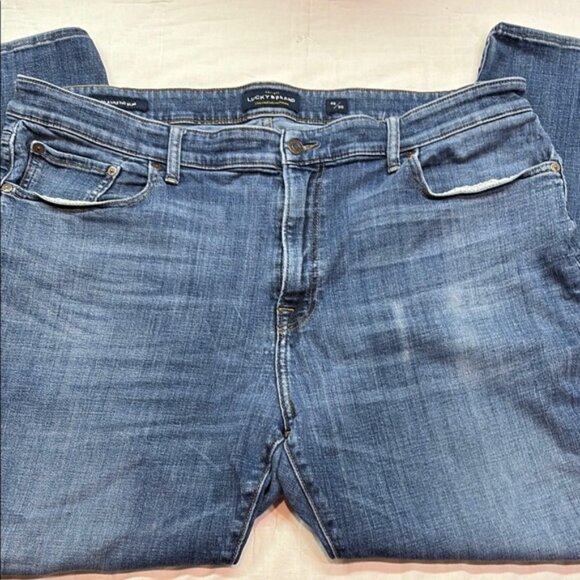 Lucky Brand 410 Athletic Slim Jeans with Natural Fading | Men's Size 42x30 - Picture 5 of 8